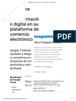 Transformación digital de Magazine Luiza con Google Cloud