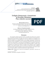 democracia garantismo derechos humanos