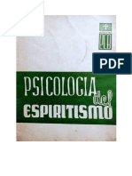 Tomo 2 - Psicología Del Espiritismo - 1ra Edición - 1964