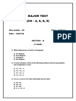 Major Test - 1