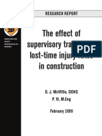 Supervisory Training Reduces Construction Injuries