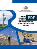 Manual para La Elaboración y Evaluación de Proyectos de Electrificación Rural PDF