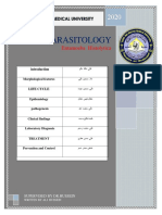 Parasitology: Entamoeba Histolytica