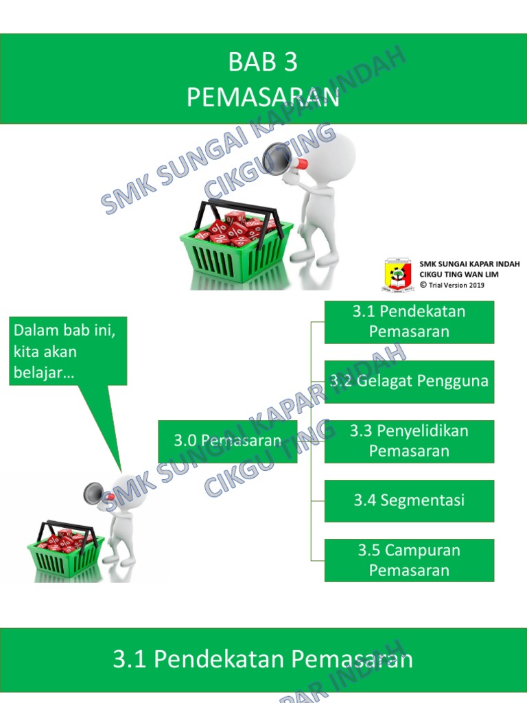 Bab 3 Pemasaran 2019 Pdf