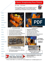 For Round Bars and Tubes - TFS Presses: Lift / Rotation Stand V-Block Anvil