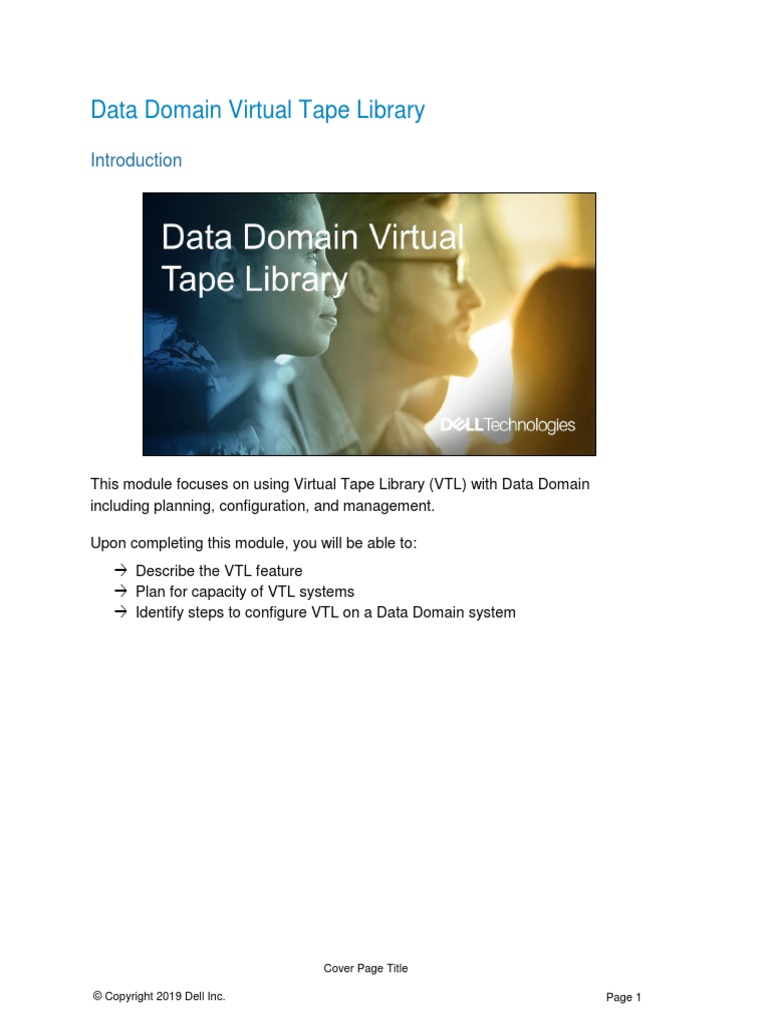 Module+7 Data Domain Virtual Tape Library PDF Backup Computer