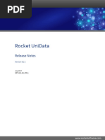 Rocket Unidata: Release Notes