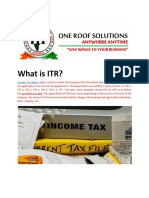 What Is Income Tax Return - PDF