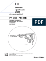 Manual Hitachi PR-38E