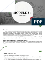 Module 3-1: Patent Search