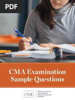 CMA Examination Sample Questions