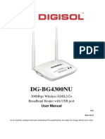 Digisol DG-BG4300NU User Manual