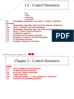 Chapter 2 - Control Structures: 2003 Prentice Hall, Inc. All Rights Reserved
