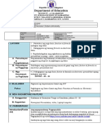 Lesson Exemplar DLP EPP5 - ICT - Electronic Spreadsheet