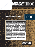 Advantage 1000 Full-Facepiece Respirator Instruction Manual - EN PDF