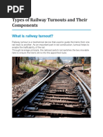 Types of Railway Track Junctions | PDF | Rail Transport | Civil Engineering