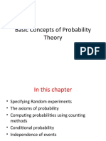 Basic Concepts of Probability Theory