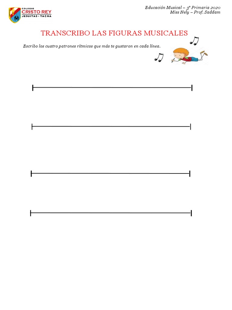 Actividades de Líneas Rítmicas para Niños | PDF