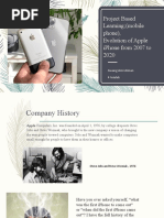 Project Based Learning (Mobile Phone), Evolution of Apple Iphone From 2007 To 2020