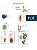 ANIMAL CHARACTERISCTIS AND FOOD (2) science