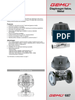 Diaphragm Valve, Metal: Construction