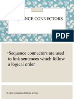 Sequence Connectors: Logical Linking Words for Essays