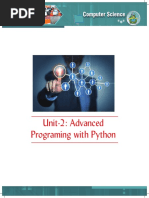 Unit-2: Advanced Programing With Python: Computer Science