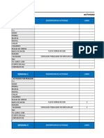 Actividades de mercadeo y publicidad por realizar -2019