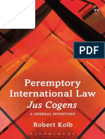 Peremptory International Law - Jus Cogens (A General Inventory) by Robert Kolb PDF