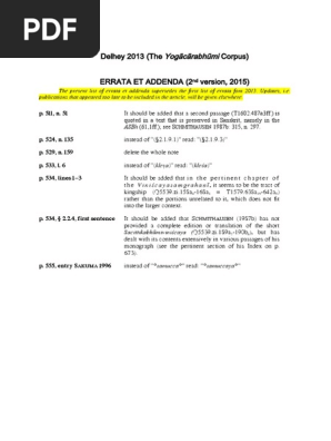 Martin Delhey The Yogacarabhumi Corpus 13 Bibliography Translations
