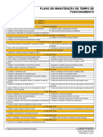 Plano de Manutenção de Tempo de Funcionamento