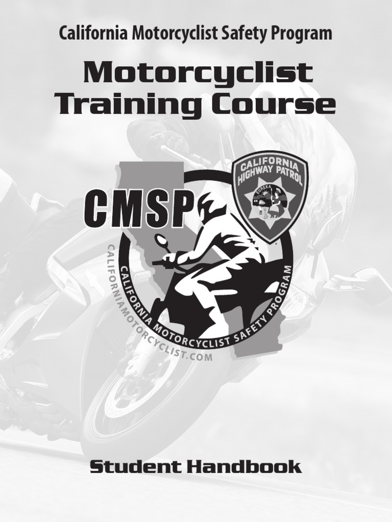 CMSP Student Handbook v2 0 PDF PDF Motorcycle Traffic Collision
