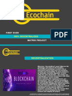 Ecochain Ecoin Based Matrix 