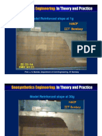 Model Reinforced Slope at 1g: Prof. J. N. Mandal, Department of Civil Engineering, IIT Bombay