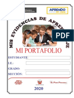 PORTAFOLIO ESTUDIANTE editable- APRENDO EN CASA