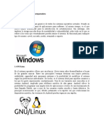 Sistemas Operativos de Computadora