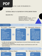 Macr Case Submission - 3: General Mills' Acquisition of Pillsbury From Diageo PLC