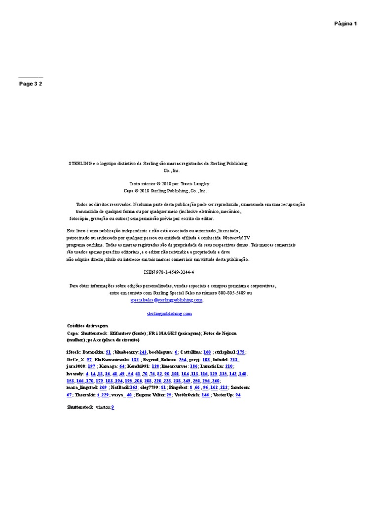 2-Westworld Psychology PT PDF Livre arbítrio Inteligência artificial