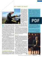 Thomas Yu Periodontist by Day, Pianist by Night by Carol Xiong (La Scena Musicale, April-August 2020)
