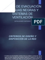 Diseño de sistemas de evacuación de aguas negras y ventilación en instalaciones sanitarias