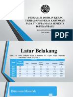 Pengaruh Disiplin Kerja Terhadap Kinerja Karyawan