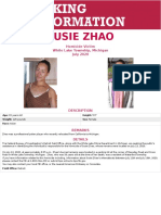 Susie Zhao Poster - Hotline Number
