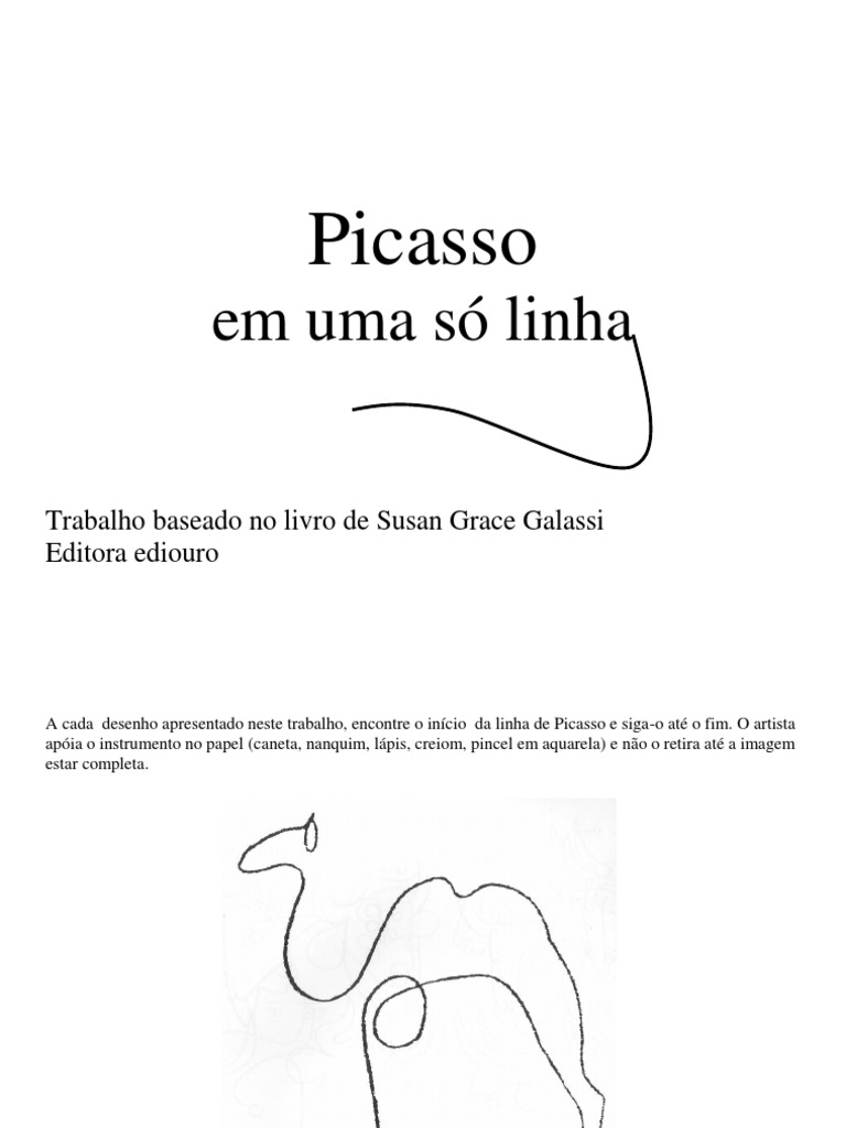 Picasso Em Uma Só Linha Pdf