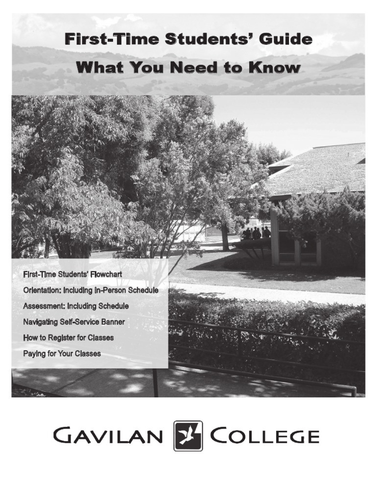 Gavilan College Guide For New Students Personal Identification