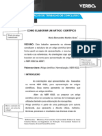 Como elaborar um artigo científico: estrutura e normas