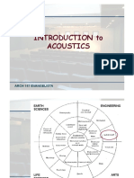 Introduction To Acoustics: Arch 147 Evangelista