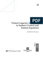 Violent Legacies: Insecurity in Sudan's Central and Eastern Equatoria