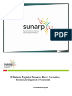 Sistema Registral Peruano Marco Normativo