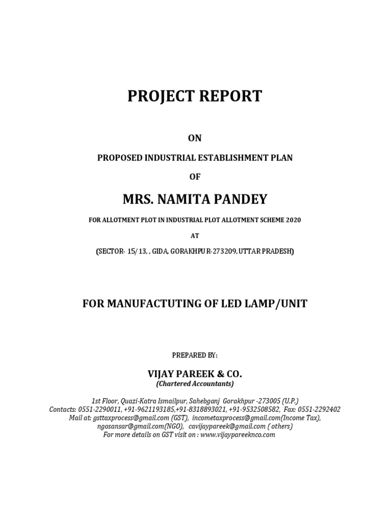LED Manufacturing Proposal | PDF | Light Emitting Diode | Lighting