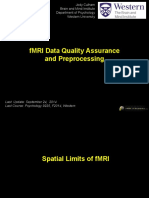 fMRI Data Quality Assurance and Preprocessing